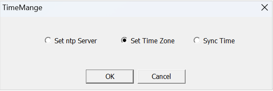 Диалог TimeManage