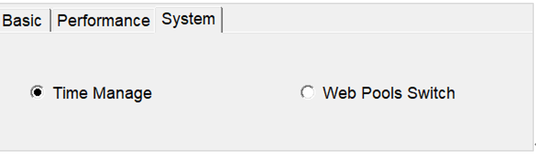 Меню Remote Ctrl → System → Time Manage